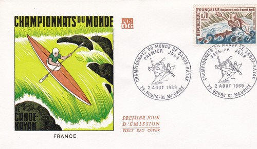 France 1969 fdc championnats - fdc,