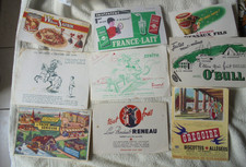 Lot 20 buvards publicitaires
