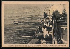 AK Canot De Sauvetage Amène