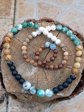 Collier Et Bracelet En Perles De Pierres Naturelles