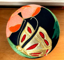 Boîte ronde couvert de tissu