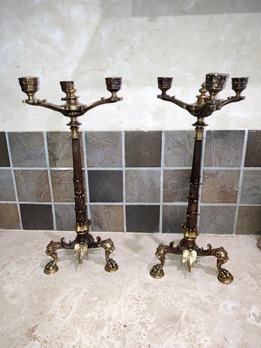 Paire chandelier candelabre - de,