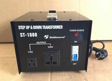 CONVERTISSEUR DE TENSION TRANSFORMATEUR HAUT ET BAS 1000W 220V - 110V &...
