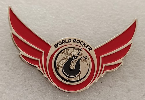 World rocker music pins - rocker,