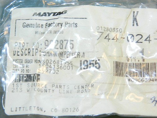 Fsp maytag 902875 dishwasher - fsp,