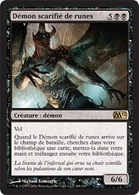 Magic mtg démon scarifié - -,