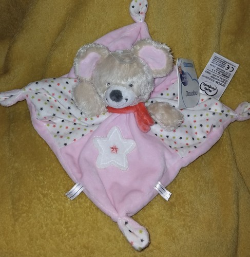 Doudou plat souris - plat,
