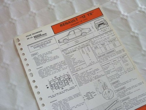 Fiche technique renault - fiche,