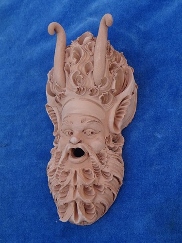 Superbe masque terre cuite - superbe, !
