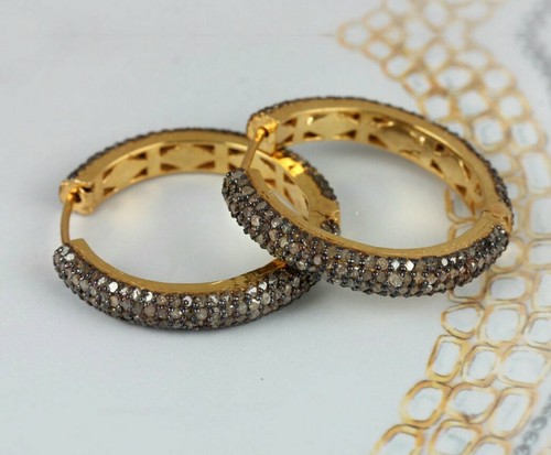 Diamant pavé boucle - diamant,