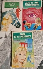 Lot De 3 Livres Caroline Quine Alice Bibliothèque verte Hachette Vintage Livre