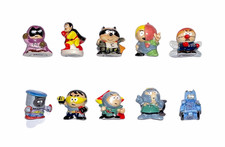 Série complète de 10 fèves