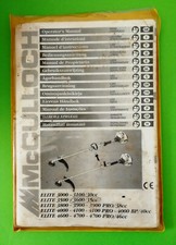 notice débroussailleuse McCulloch MACCULLOCH Mac culloch Mc Culloch Elite  