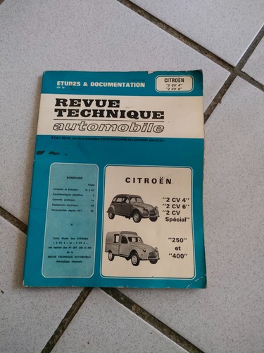 Revue technique automobile - revue,