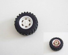 PLAYMOBIL (P611) SAFARI - Roue Secours Camion 4x4 3528 Remorque 3529 (Fêléé)