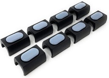 Design61 PTFE 8X Patins De Chaise Freischwinger Ø23-25Mm Patins De Meuble À Clip
