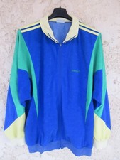 Veste ADIDAS TERMINATOR vintage bleu France tracktop giacca jacket 80'S 186 XL
