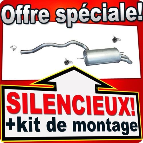 Inox silencieux arriere - silencieux, pour