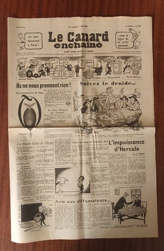 Canard enchaîné 2122 - le, n°2122