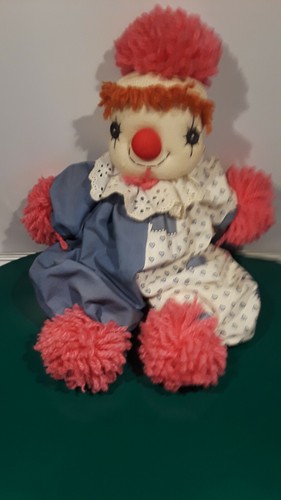 Vintage cloth rag doll - doll, 15"