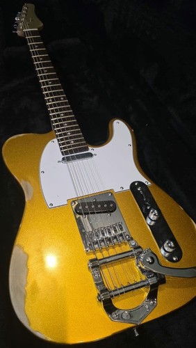 Telecaster gold relic type - telecaster,