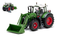 Miniature Wiking TRACTEUR FENDT 724 Avec Chargeur Avant Cargo 6.100 1:32 Diecast