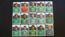 VIGNETTES AGEDUCATIF 1974/75 EQUIPE ASSE SAINT ETIENNE COMPLETE RARE NO PANINI 