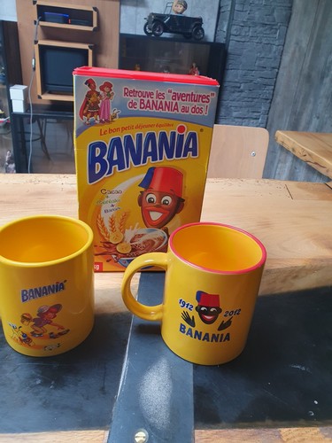 Banania boite carton ancienne - banania,