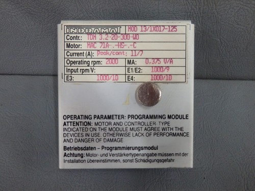 Mod131x017125 indramat - ,
