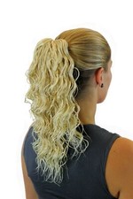 Postiche / Tresse Ondulé 40 CM Pince Papillon, Mélange de Blonds JL-4005-24BT613