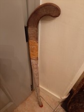 rare et ancienne crosse de hockey sur gazon deco vintage