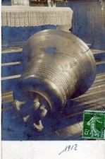 CPA 62 BERCK CARTE PHOTO FIGURANT LA CLOCHE DE L´EGLISE DE BERCK AVANT SON INSTA