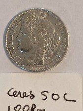50 Centimes argent CÉRÈS