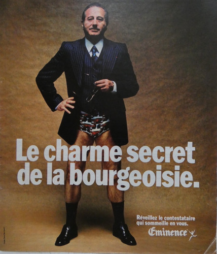 Publicité presse 1975 - de, slip