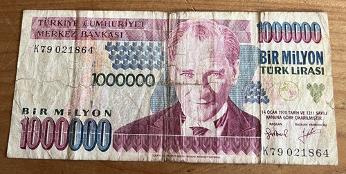 Billet banque n273 turquie - banque,