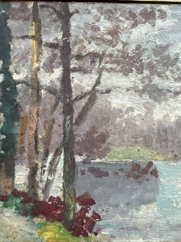 Tableau huile sur panneau hsp - huile,