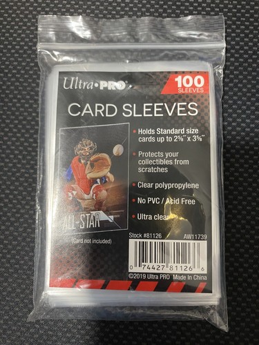 100 sleeves ultra pro - sleeves,