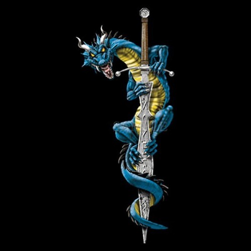 Dragon sword shirt - a, t