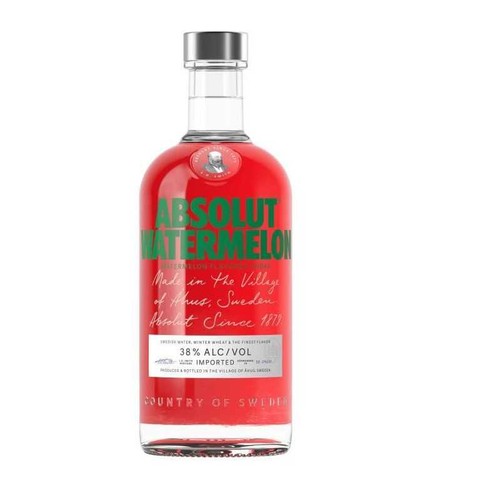 Absolut watermelon vodka - -,