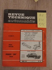 REVUE TECHNIQUE PEUGEOT 504 2.0 2.1 D DIESEL MOTEUR INDENOR Xd 90 88 1948 2112 C
