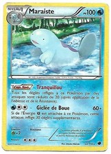 1 Carte Pokémon - Maraiste PV100 22/100 - Rare Noir et Blanc Glaciation Plasma