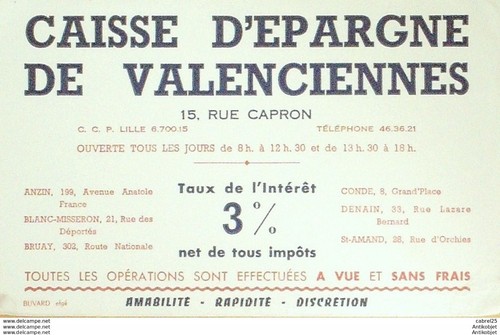 Buvard caisse epargne - caisse, d'epargne