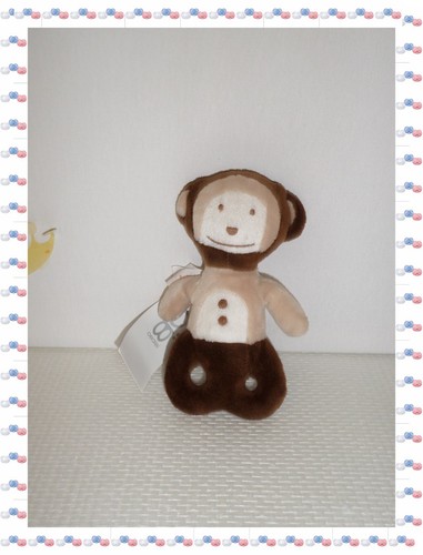 Doudou hochet singe - -,