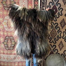 Tapis naturel en peau de chèvre angora peau de chèvre poils longs peau de chè...