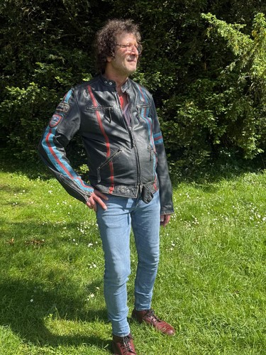 Blouson cuir homme - cuir,