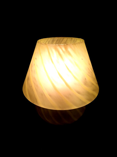 Lampe champignon verre - lampe,