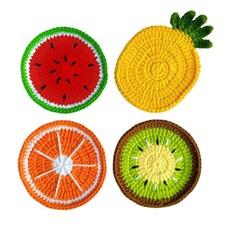 4 Dessous de Verre en Crochet