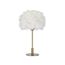 Lampe poser imitation plume - lampe, à