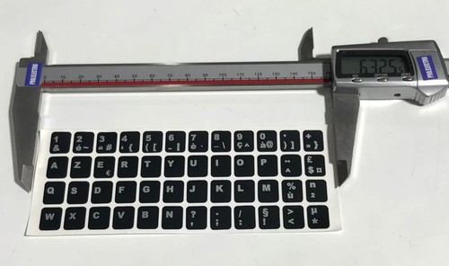 Autocollant étiquette azerty - autocollant,