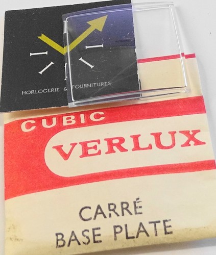 Verre montre carre base - montre,